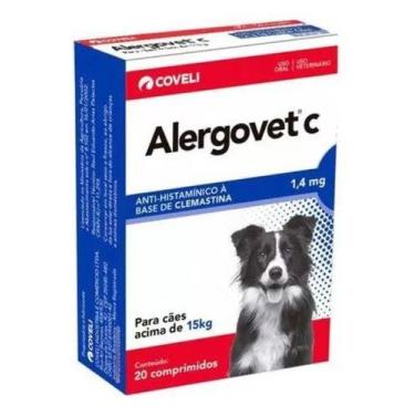 Imagem de Alergovet C 1,4 Mg - 20 Comprimidos