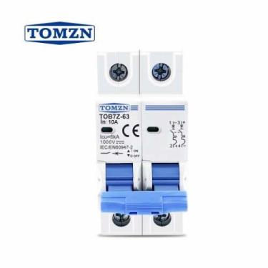 Imagem de Disjuntor DC/CC 10A 1000V Bipolar P/ Painéis Solar / Baterias - Tomzn