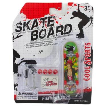 Imagem de Brinquedo Skate de Dedo Com Acessórios Cool Sports
