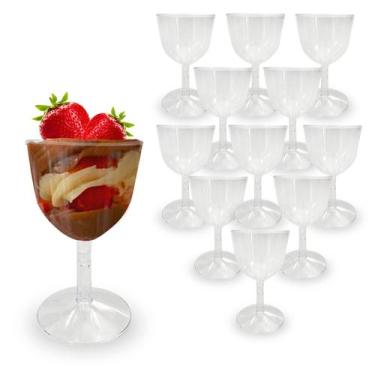 Imagem de Kit C/20 Mini Taça Transparente 55 ml Festa Doces Sobremesas - LS