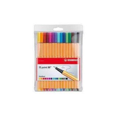 Imagem de Caneta 0.4mm 15 Cores Stabilo Point 88