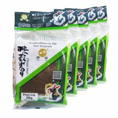 Imagem de Alga Okazu Nori Aperitivo 20g 8x9cm Shinsen (kit Com 5)