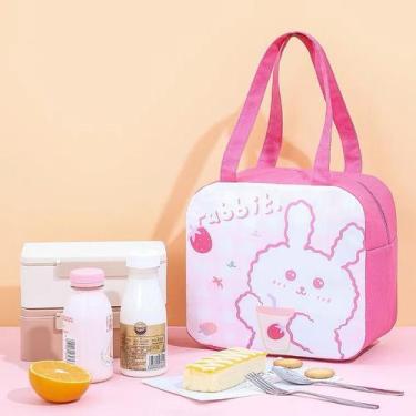 Imagem de Bolsa Lancheira Térmica Forrada Alça BWB-54 - P5, Rosa Pink BWB-54