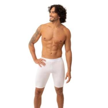 Imagem de Bermuda Térmica Compressão Anti Assaduras Segunda Pele Proteção Uv 50+