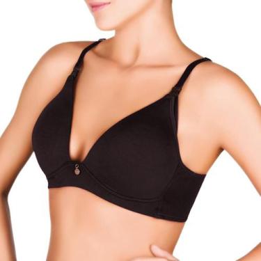 Imagem de Sutiã Amamentação Com Bojo Love Secret 92309, 46, Preto
