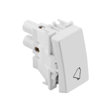 Imagem de Pulsador para Campainha 10a 220v Branco S19 - Simon