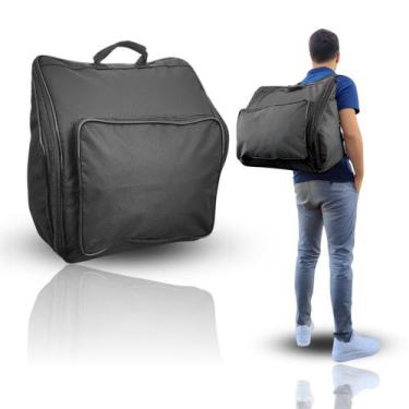 Imagem de Capa Bag Estojo Mochila P/ Acordeon Sanfona Gaita 120 Baixos - BELL