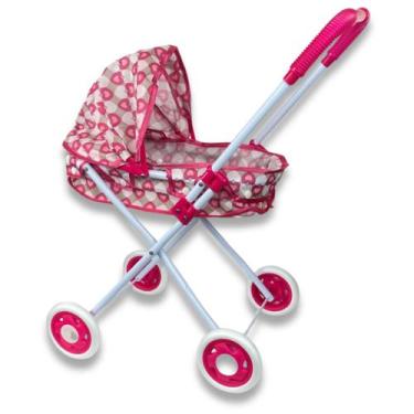 Imagem de Carrinho De Boneca Bebe e Berço Brinquedo Infantil  - Castela - CASTEL