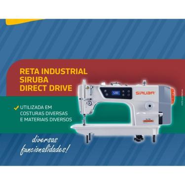 Imagem de Reta Industrial Siruba +mesa+motor 5500ppm Nova