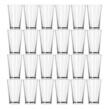 Imagem de Copos Londres Luxo 240 ML Vidro Transparente Mesa Posta 24 UN - PRATIC