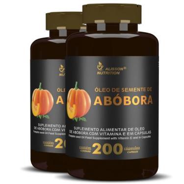 Imagem de Oleo De Semente De Abóbora 2x200 Cápsulas Softgel - Alisson Nutrition