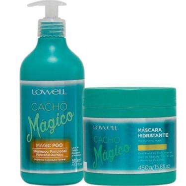 Imagem de Kit Cacho Mágico 1 Shampoo 500ml 1 Máscara 450g Lowell