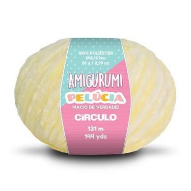 Imagem de Fio Amigurumi Pelúcia 131 metros - Círculo, 1112 creme