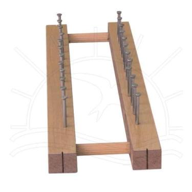 Imagem de Tear Fixo 12 Pregos Grandes 32cm - Arte Nilos