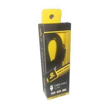 Imagem de Cabo tipo C + USB A macho - 5GB - 1.20M - preto 018-0038 - CHIP-SCE