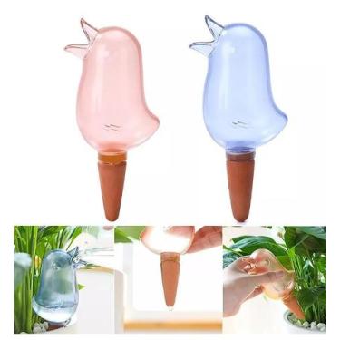 Imagem de Kit 3 Regador Gotejador Automático Pássaro P/ Plantas Jardim - Sonho S