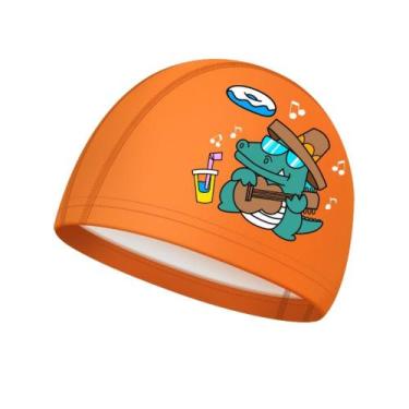 Imagem de Touca De Natação Adulto e Infantil Profissional - Hero Band, Jacaré la