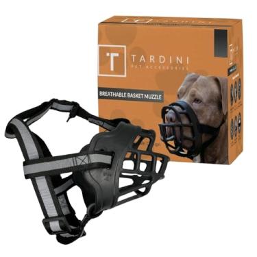 Imagem de Tardini Focinheira para Cães-Focinheira de Borracha Macia para Cães Grandes-Focinheira para Cães de Médio Porte-Focinheira para Cães Pequenos-Evita Mordidas, Busca Por Comida-Permite Ofegar, Beber-Boz