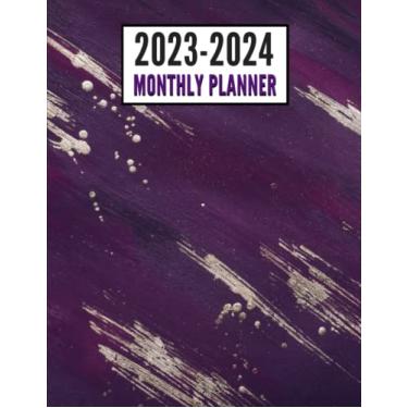 Imagem de 2023-2024 Monthly Planner: Two Year Planner 24 Months Calendar, 2 Year Appointment Calendar, Business Planners, Agenda Schedule Organizer Logbook and unique cover (Monthly planner 2023-2024).
