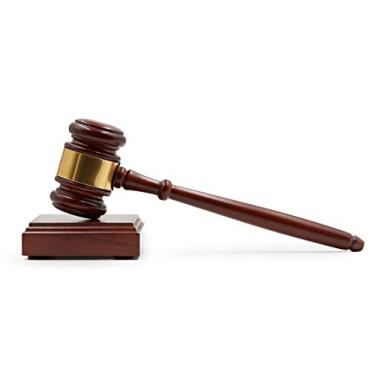 Imagem de Gavels Fast Martelo de madeira e bloco de som para leilão de juízes advogados