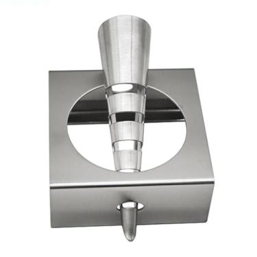 Imagem de IEUDNS Espremedor de frutas, ferramenta de espremedor manual de limão, utensílios de cozinha resistentes de aço inoxidável, espremedor de imprensa manual,