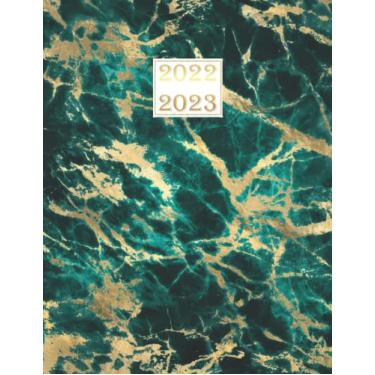 Imagem de 2022-2023 Planner: Daily Weekly and Monthly, 24 Months Calendar, Vision Boards, To Do Lists, Notes | Special Gold Marble Cover Edition
