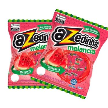Imagem de Bala Mastigável Azedinha Melancia Riclan 500g - 2 Pacotes
