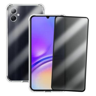 Imagem de Kit Capinha Anti Shock e Película Privacidade 3D Anti-Spy Compatível Samsung Galaxy A05