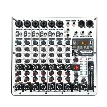 Imagem de Mesa de Som Waldman Interface de Áudio British B-8 Canais USB, Branco