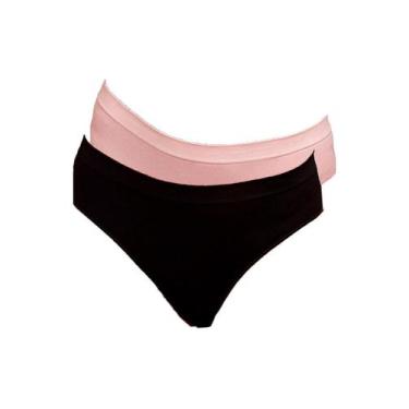 Imagem de Kit com 2 Calcinhas Biquíni Hope S38020 Colorido, Bege, M