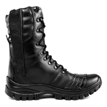 Imagem de Coturno Militar Couro Palmilha Em Gel Preto 4092 (Preto, BR, Adulto, Numérico, 42)