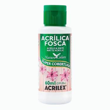 Imagem de Tinta acrilica fosca 60ml acrilex escolha a cor, 519 - BRANCO
