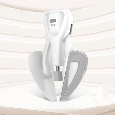 Imagem de DEOPXF Exercitador de coxa Exercitador de assoalho pélvico Estrutura triangular Materiais ecológicos Fortalecedor de coxa Modelagem de perna(Branco,A)