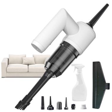 Imagem de Aspirador Soprador Ar Poeira 5 Em 1 Recarregavel Limpa Liquidos Janela Teclado Computador Sofa Cortina