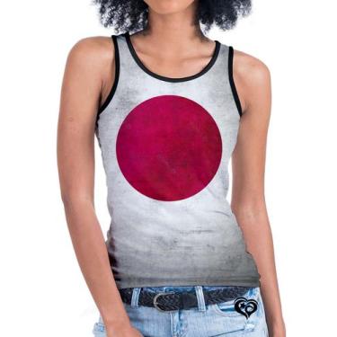 Imagem de Camiseta Regata bandeira Japao Feminina blusa - Alemark, DRY, G
