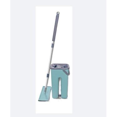 Imagem de Mop Lava E Seca Flat Multiuso Vertical Balde Esfregão Rodo com Refil Incluso(Flat Mop 2 Refis)