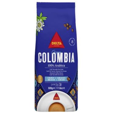 Imagem de Café Gourmet Delta Q em Grão Arábica Torrado Pacote 500g, Colômbia