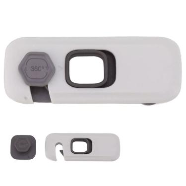 Imagem de Trava de Segurança Fechadura Geladeira Armario Gaveta Criança Bebe Evita Acidente Proteçao Firme Resistente