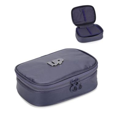 Imagem de Estojo Baú Juvenil Crinkle Metalizado Azul Up4You Luxcel