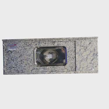 Imagem de Pia de Cozinha Granito 180cm Arabesco Master Cuba Simples