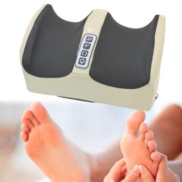 Imagem de Massageador Elétrico Shiatsu para Pés e Pernas Bivolt Bege - shop mix