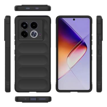 Imagem de Elubugod Capa compatível com Infinix Note 40 5G, capa para celular TPU macia compatível com Infinix Note 40 5G X6851 X6852 capa preta