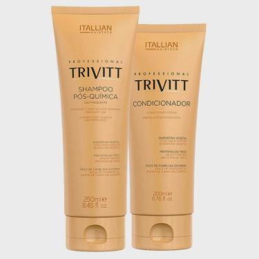 Imagem de Kit Shampoo Pós Quimica 250Ml E Condicionador 200Ml Trivitt