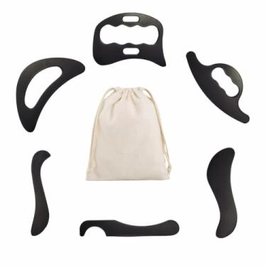 Imagem de Liberação Miofascial, Kit com 6 Instrumentos + Bolsa para Transporte, Guasha, IASTM