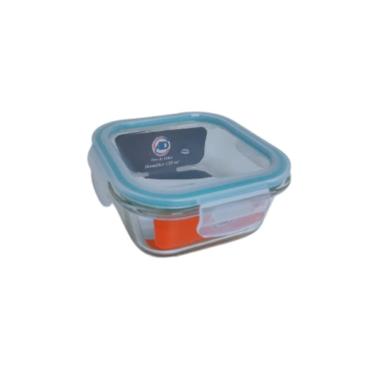 Imagem de Pote De Vidro Hermetico Quadrado 320 Ml - Ad