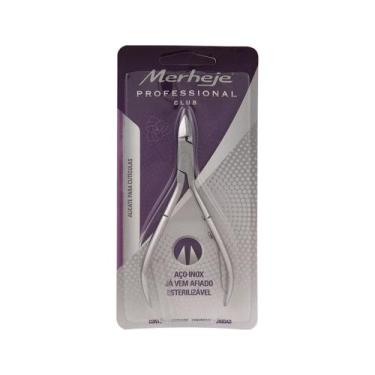Imagem de Kit 6 Und Alicate De Cutícula Merheje Inox Profissional