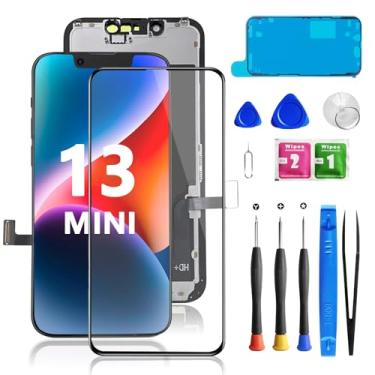 Imagem de Tela de substituição para iPhone 13 Mini 5,4 polegadas, tela LCD sensível ao toque 3D digitalizador com ferramentas de reparo, modelo compatível A2481, A2626, A2628, A2629, A2630