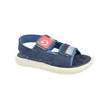 Imagem de Sandália Cartago Infantil Bege Azul Vermelho