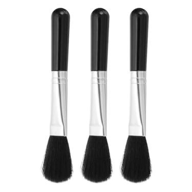 Imagem de PATIKIL Escova de limpeza para câmera, escova de limpeza multifuncional, lente de teclado, caneta e limpador de lentes para discos de vinil, leitura LP, SLR e telas de computador, 3 peças pretas