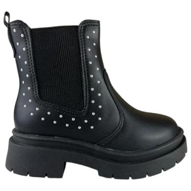 Imagem de Bota Chelsea Infantil Menina Tratorada Molekinha Original (Preto, BR, Criança de 4 a 8 anos, Numérico, 26)